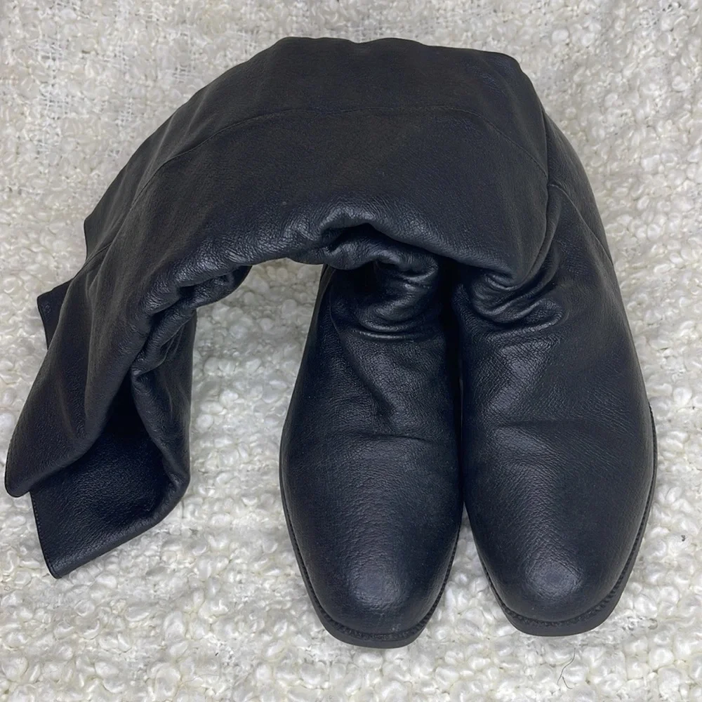 Women’s Basic Editions Leather Knee High Boots Size 8.5